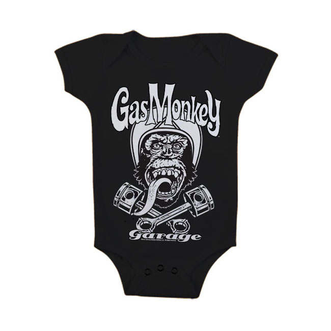 GMG Biker Monkey baby body